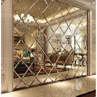 Harga bronze retro crystal flowers metal portable mirror comb set makeup. Self Adhensive Diamond Mirror Bevel Mirror Deco Wall ...