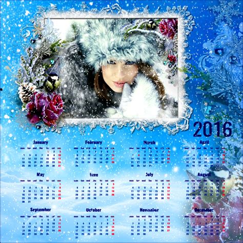 Dianylihka S Calendar Frames 2015 December Calendar 2016 Thank You For Choosing My Kimi