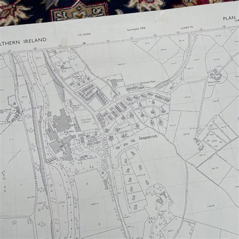 Vintage Ordnance Survey Map Banbridgeseapatrick On The Square Emporium
