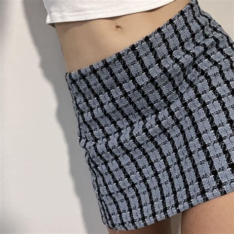 Indulge in Y2K nostalgia with this mini gingham... - Depop