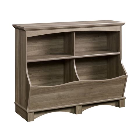 A casual cottage look sauder harbor view furniture offers graceful, yet simple, detailing highlighted by your. Sauder Harbor View Bin Bookcase Salt Oak Finish ** Details ...