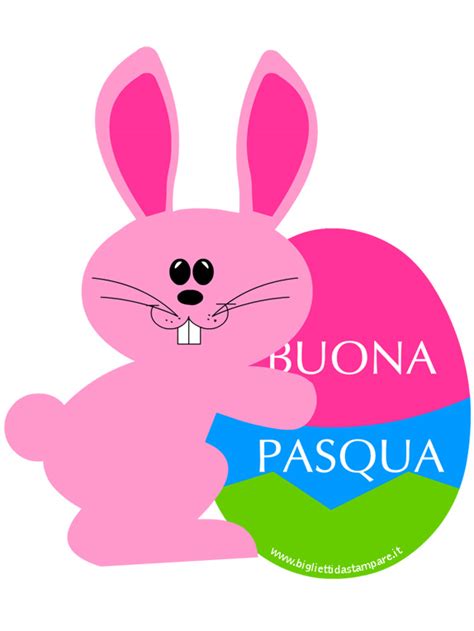 Ti auguro di essere felice in questo giorno di festa. Biglietto auguri di Pasqua - Bigliettidastampare.it