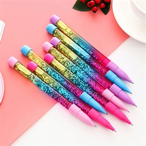 Fangnymph Novelty Rainbow Color Ball Pen Fairy Stick Ballpoint Pen