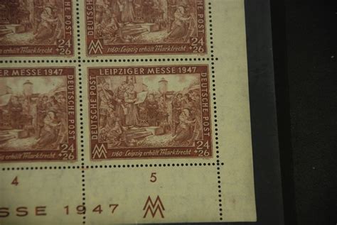 Object subject to inspection and delay on delivery. +Deutsche Post Briefmarke 1947 / Alliierte Besetzung 1947 ...