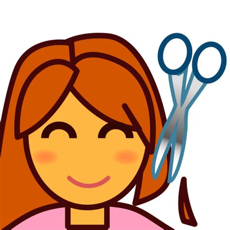 Here at emojiss.com a large range of woman getting haircut emoji is available for various devices, browsers and social media platforms that you can copy and paste for free. Haircut | ID#: 11454 | Emoji.co.uk