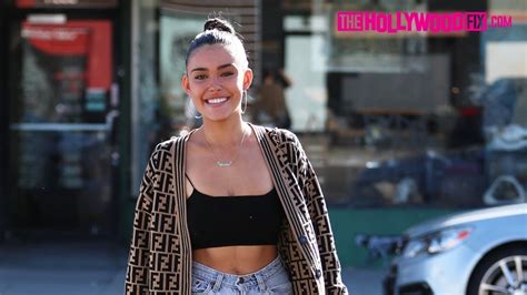 Madison Beer Shows Love To Paparazzi While Flashing Her Figure In A