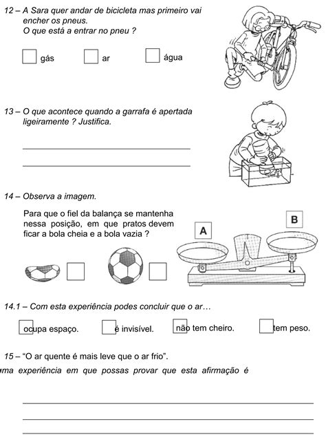 Fichas De AvaliaÇÃo Mensal De Estudo Do Meio Do 2º Ano