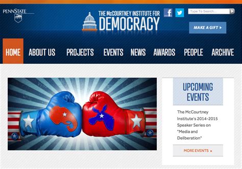 New Responsive Plone Site For Penn States Institute For Democracy