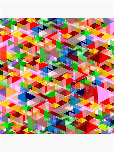 3d Multicolor Poster By Fourretout Redbubble