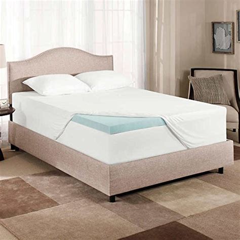 It features a cooling cover and a gel infusion that should help with heat dissipation. Novaform ComfortLuxe Gel Memory Foam Mattress Topper Full ...