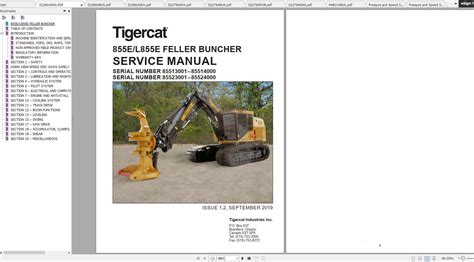 Tigercat E L E Feller Buncher Operator