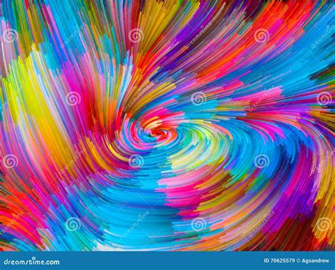 Visualization Of Color Vortex Stock Image Image Of Pattern