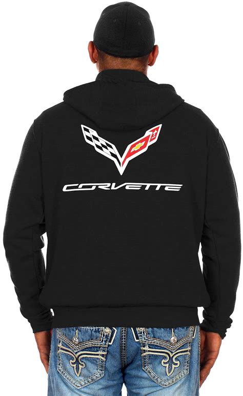 Jh Design Group Mens Chevy Corvette Hoodies Pullover And Zip Up