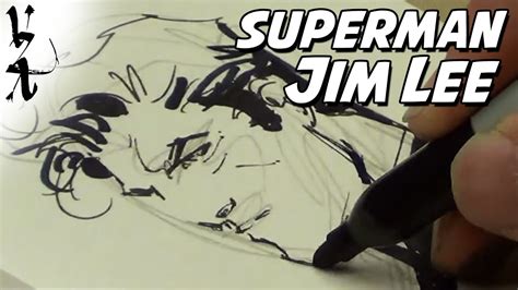 Jim Lee Drawing Superman Youtube