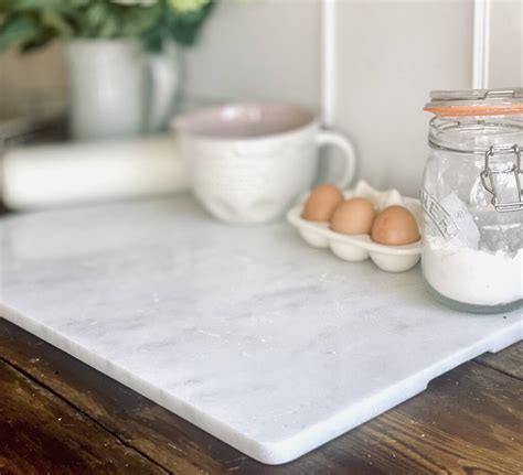 Durably built with 2 shaker style doors and 1 full extension drawer, the cabinet is paired together with a solid white vanity top designed with an extra. Marble Large Pastry Board White Or Grey By Marbletree ...