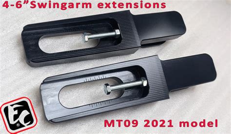 Mt09 2021 22 Model 4 6 Swing Arm Extensions Performance Motorcycle