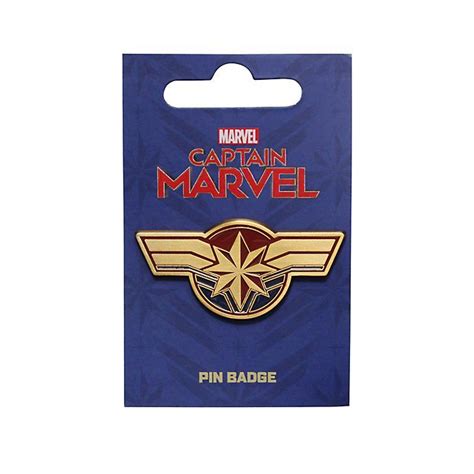 Captain Marvel Pin Captain Marvel Marvel Marvel Logo