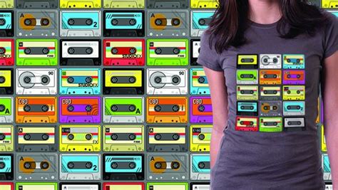 Cassette Tapes Classic Music Makers On T Shirt Prints Tshirt Print Printed Shirts Cassette Tapes