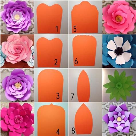 Este instructable proporciona los archivos y las instrucciones para tres diferentes tipos d. Modelos De Flores En Cartulina - Flores de Papel