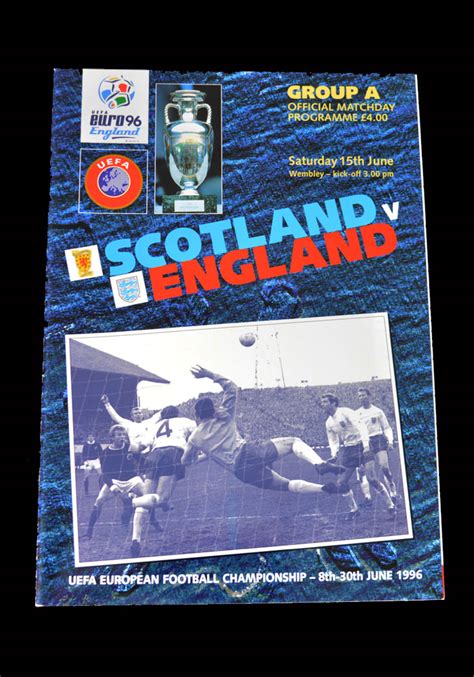 Scotland narrowly missed out on qualification for the next round as they were level. Euro 96 - 10 Footballs