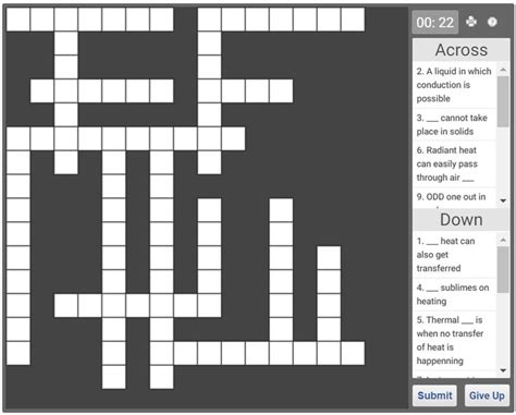 Ain't this crossword telling you this crossword puzzle has several clues and answers related to the color blue and things blue. Class 7 Science crossword on heat in 2020 | Jigsaw puzzles ...