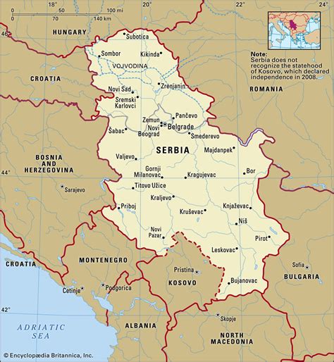 Arriba 99 Foto Mapa De Serbia En Europa El último 122023
