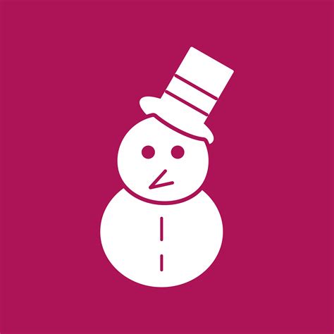 Vector Snow Man Icon 382750 Vector Art At Vecteezy