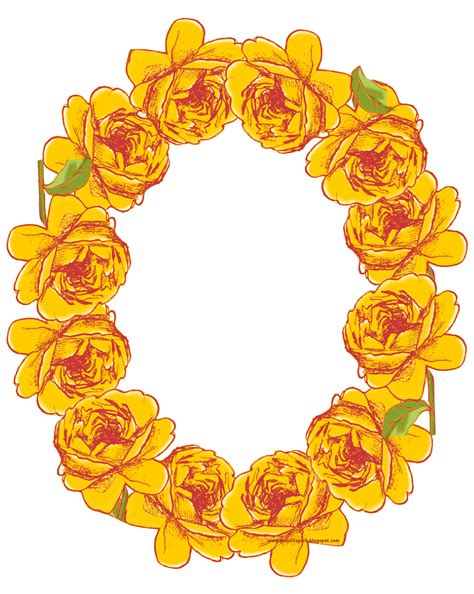 Pick wild flowers, save flowers from a restaurant table or from the hotel's landscaping, all with permission of course, to remember a vacation. free digital oval yellow rose flower frame in vintage ...