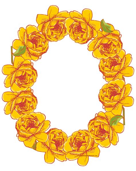 Pick wild flowers, save flowers from a restaurant table or from the hotel's landscaping, all with permission of course, to remember a vacation. free digital oval yellow rose flower frame in vintage ...