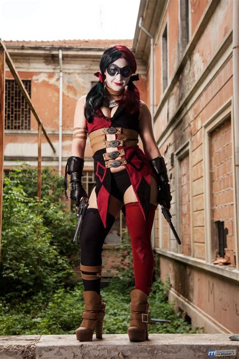 Pin On Video Game Cosplay Harley Quinn Injustice Gods Among Us