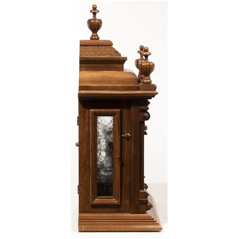Gazo Mission Bay Mantel Clock And Bracket Shelf Leonard Auction