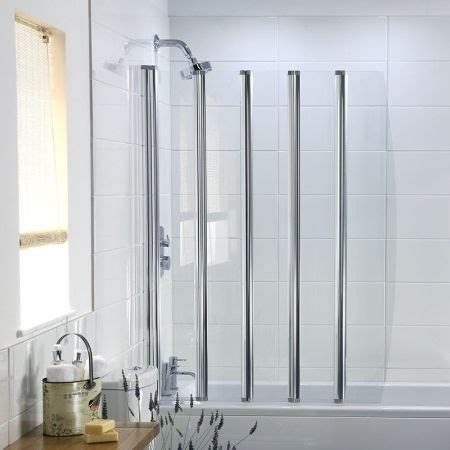 Coram Folding Bath Screen Chrome Mm Bath Shower Screens Shower