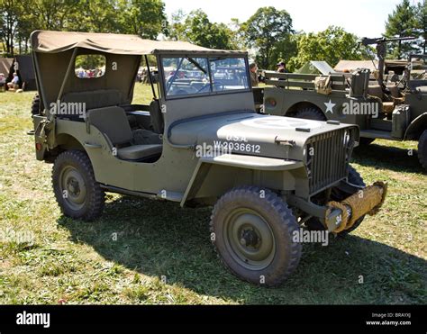 Wwii Era Us Army Willys Jeep Stock Photo Royalty Free Image 31588890