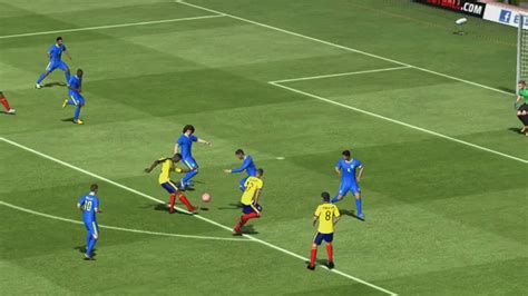 Danilo, marquinhos, thiago silva, alex sandro; Colombia vs Brasil (FIFA Mundial 2014) - Simulacion - YouTube