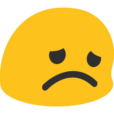 Disappointed But Relieved Face Emoji Bmp Name