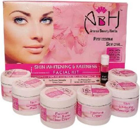 Abh Professional Skin Whitening 7 Steps Complete Glowing Facial Kit Skin Whitening Price In