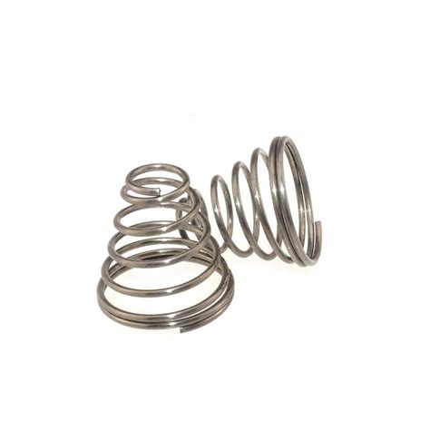 Oem 2mm Stainless Steel Conical Compression Spring Taper Spring Cone