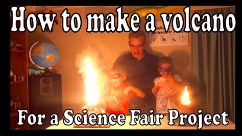 Make A Volcano For Science Fair Project Make Science Fun Youtube