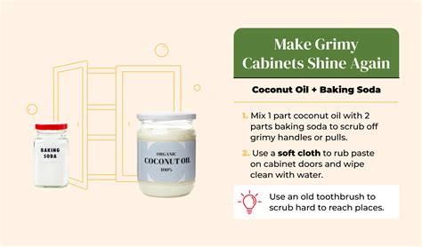 Then polish the cabinets with paste wax to help keep grease from penetrating the wood when you cook. Eco-friendly Cleaning Hacks For Your Kitchen