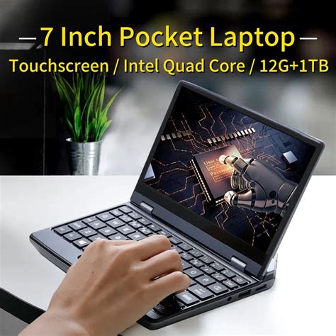 Intel J4105 7 Inch Pocket Laptop 12g Ram 128g256g512g1tb Ssd
