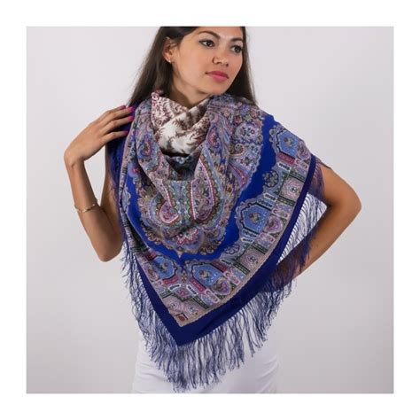 pavlovo posad russian shawl 148x148 cm 58x58 100 wool scarf wrap 1175 13