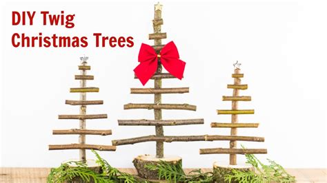 Quick And Easy Twig Christmas Tree Craft Youtube