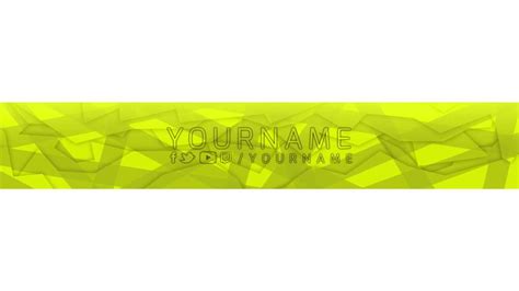 Preview Alpha Youtube Banner Yellow