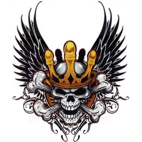 Skull Wing Logo Clipart Best