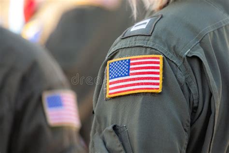 American Flag Patch Stock Photo Image Of Flag National 116521372