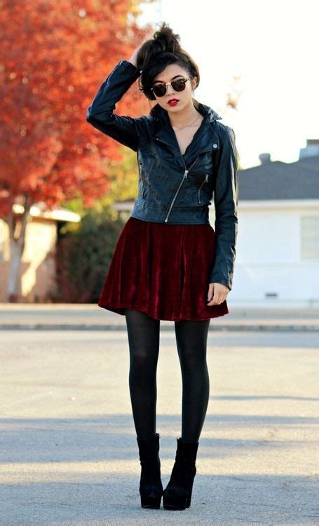Pin By Top11office On Best Skirts For Women Edgy Fashion Velvet