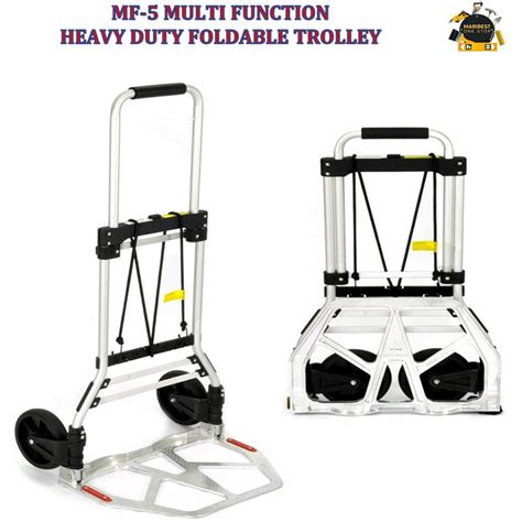 Mf5 Multifunction Heavy Duty Folded Trolley Foldable Trolley Shopping
