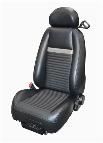 Tmi Mustang Mach 1 Coupe Vinyl Seat Upholstery Dark Charcoal With