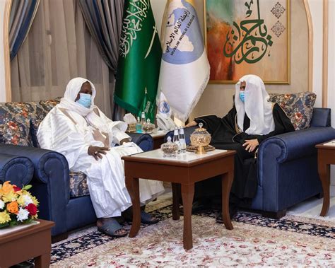 He Dr Mohammad Alissa Received His Eminence Mahmoud Dicko Of Mali Muslim World League