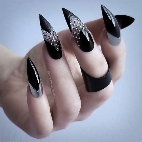 50 cool stiletto nails designs to try in 2019 tips cool stiletto nails black stiletto nails